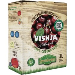 Green Garden Matični sok Višnja 100%, BAG IN BOX, 3l Cene