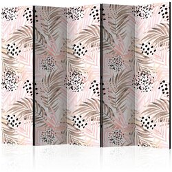 Artgeist Paravan Pink Palm Leaves I, 5-Delni, Dvostranski Cene