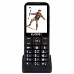 Usams Evolveo - EasyPhone LT 4G mobilni telefon za starije osobe, crne boje Cene