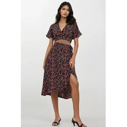 Trend Alacati Stili Ženski komplet bluza i suknja ALC-X11592, Šareni Cene