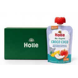 Holle Pire od jabuke, manga i kokosa "Croco coco" - Organski 100g, pakiranje 12 komada, xxl Cene