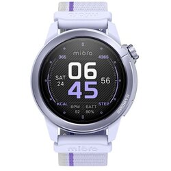 Mibro Active 2 pametni sat, statistika padela, GPS, 5ATM, 1,32" AMOLED, purple Cene