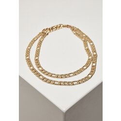 Urban Classics Figaro Layering Necklace Gold One Size Cijene