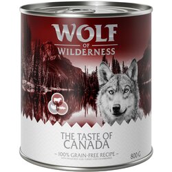 Wolf of Wilderness "The Taste Of" 6 x 800 g - The Mediterranean - jagnjetina, piščanec, postrv Cene