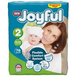 JOYFUL pelene 2 mini 3-6kg 76 kom Cene