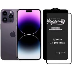 Mietubl Kaljeno staklo Mietubl Super D za iPhone 14 Pro Max - Crna KP29833 Cene