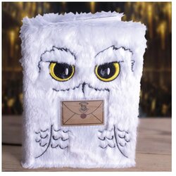Blue Sky Designs Ltd Hedwig A5 plush notebook Cene