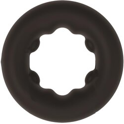 Pulselock Cocktura - točkasti silikonski prsten za penis (crni) - 27 mm Cene