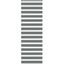 vidaXL zebra senčilo temno sivo 75x200 cm tkanina širina 70,9 cm Cene