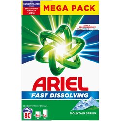 Ariel prašek za pranje perila Mountrain spring, 4,4 kg, 80 pranj Cene