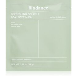 BIODANCE Refreshing Sea Kelp Real Deep Mask intenzivna hidrogelna maska z izvlečki morskih alg 1 kos Cene