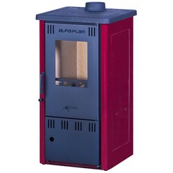 Alfa Plam peć na čvrsto gorivo Alfa Elita II ECO crvena Cene