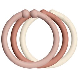 Bibs Loops kolutovi za vješanje Blush / Woodchuck / Ivory 12 kom Cijene
