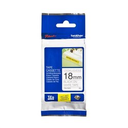 Brother Snažno ljepiva laminirana traka, 18 mm , Črna na beli Cene