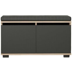 Kalune Design Drago prodavnica obuće, hrast-crna Cijene