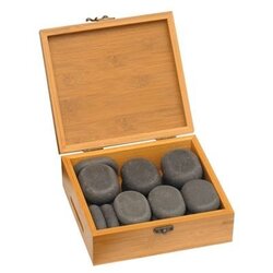 ACUTOP hot stones - komplet v bambusovi škatli, 18 kosov Cene