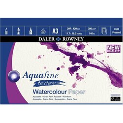 DALER ROWNEY Aquafine Texture Watercolour Paper Aquafine A3 300 g Skicirka Cene