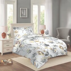 Cotton House Bela enojna bombažna posteljnina 140x200 cm Darina – Cene