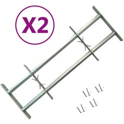 vidaXL Podesive sigurnosne rešetke za prozore 2 kom 1000 - 1500 mm Cijene