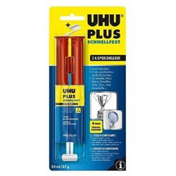 Uhu Ljepilo dvokomponentno epoksi brzosušeće 24ml 45725 Cene
