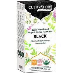 CULTIVATOR'S Organic Herbal Hair Color - Black Cene