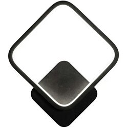 Moderna stenska nadometna LED svetilka 12W črna 23cm 4500K Cene