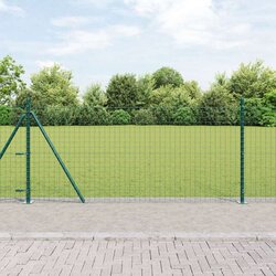  Stubovi ograde Set od 26 Zeleni Beton i metal 3.2 x 3.2 x 90 cm Cijene