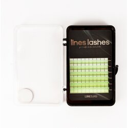 Lines Accessories individualne trepavice u boji - 0.07 D MIX (8-13mm) - ZELENA Cene