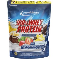 IRONMAXX 100% Whey Protein 500g vrečka - Jagoda Cene