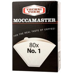 Moccamaster Paper coffee filters Nr 1 disposable 80 pc(s) Cene