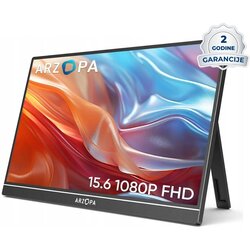 Arzopa Prijenosni ultra tanki monitor sa stalkom A1 15.6" FULL HD Cene