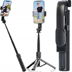 Selfie štap sa stativom i Bluetooth upravljačem MW - 40858 - Crna KP40858 Cene
