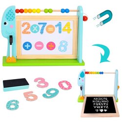 Tooky Toy obrazovna stolna ploča + 18 magnetskih elemenata Cene