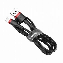 Baseus Kabel Apple USB/Lightning 2m 1.5A Cafule rdeč+črn Cene