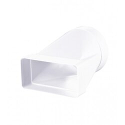 Vents Redukcija za ventilaciju 204x60mm fi.125 PVC bijela 812 Cene