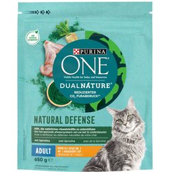 Purina ONE Dual Nature Adult s piščancem in spirulino - Varčno pakiranje: 2 x 650 g Cene
