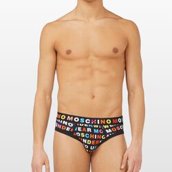 Moschino muške slip-gaće sa višebojnim logo Cene
