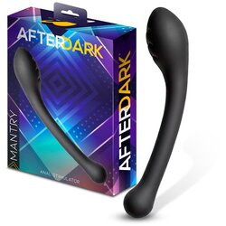 Afterdark Mantry Anal Stimulator Silicone Black Cene
