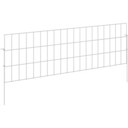 vidaXL Ograja za vrt z žeblji 24 pcs 95 x 30 cm Mesh Pocinkano jeklo, (5000301506) Cene