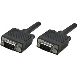 Manhattan VGA priključni kabel VGA 15-polni vtič\, VGA 15-polni vtič 1.80 m črna 311731 lahko se privije VGA kabel, (20410573) Cene
