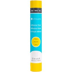 Matte Removable Vinyl - 30,5 cm x 1,8 m - Yellow Cene