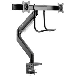 SpeaKa Professional br> SP-MM-820 2-struki stolni nosač za monitor 43,2 cm (17'') - 81,3 cm (32'') integrirana priključna stanica, tehnologija plinskog tlaka, nagibni, o... Cene