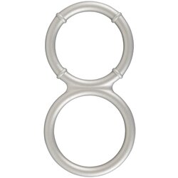 You2Toys Metallic Silicone Cock and Ball Ring Cene