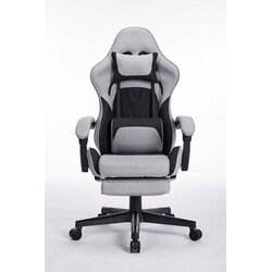 Eplaygame gejmerska stolica HC-4095 fabric bg siva crna štof Cene