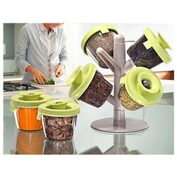 Pop up Spice Rack, stalak za začine sa vakuumskim poklopcima (pogledajte video) Cijene