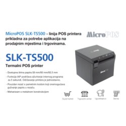 MicroPOS SLK-TS500 term.USB+ethernet,crni Cene