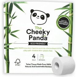 Cheeky Panda Toaletni papir - 4 zvitki x 200 listov Cene