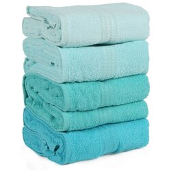 HOBBY water green light greengreenmint bath towel set (4 pieces) Cene