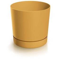 Prosperplast Saksija Tubo P sa podmetačem - žuta 117U / 15 cm Cene