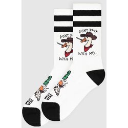American Socks Don't Duck With Me - Mid High Nogavice white Cene